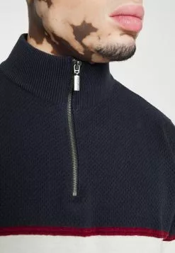 Brave Soul SAMIR - Jersey De Punto - Midnight Navy/vintage White, Hombre -Brave Soul Ventas 7506d555af474e0286efc42f7c543b56