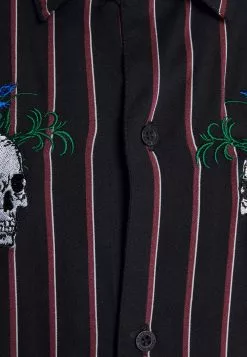 Brave Soul Camisa - Black/optic White/burgundy, Hombre -Brave Soul Ventas 7725232151ea4546a96fdca71323eb4d