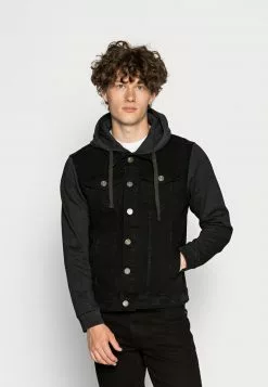 Brave Soul Chaqueta Vaquera - Black/ Dark Grey, Hombre