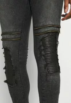 Brave Soul BELIZE - Vaqueros Pitillo - Dark Grey, Hombre -Brave Soul Ventas 7891b23569aa405583ddd5e923191ceb