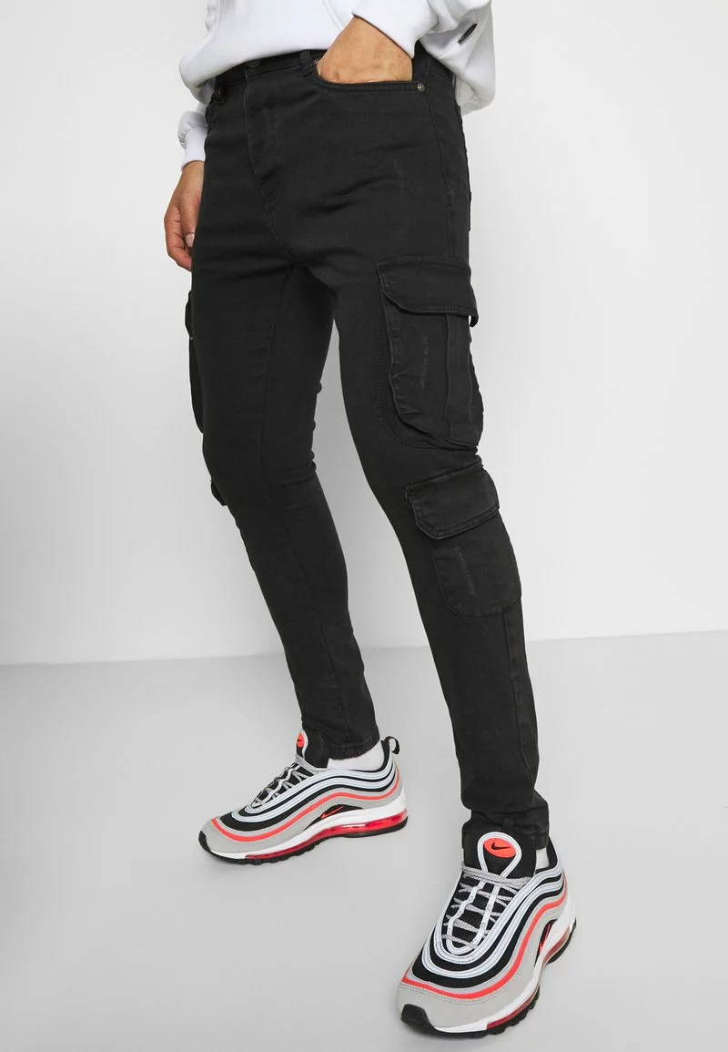 Brave Soul HAMBURG - Vaqueros Pitillo - Charcoal Wash, Hombre 4 Brave Soul HAMBURG - Vaqueros Pitillo - Charcoal Wash, Hombre - Imagen 4