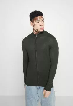 Brave Soul BOXGROVE - Jersey De Punto - Khaki, Hombre