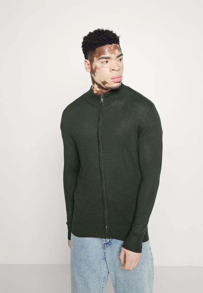 Brave Soul BOXGROVE - Jersey De Punto - Khaki, Hombre 1 Brave Soul BOXGROVE - Jersey De Punto - Khaki, Hombre