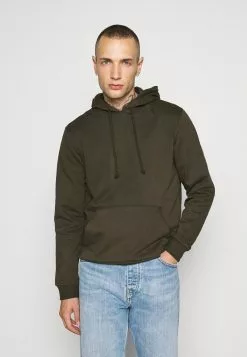 Brave Soul CLARENCE - Jersey Con Capucha - Mid Khaki, Hombre