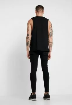 Brave Soul VEGAS - Vaqueros Pitillo - Charcoal Wash/red, Hombre -Brave Soul Ventas 809acc8153a6482c9ecd242be840719a