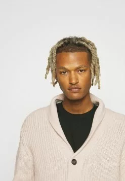 Brave Soul AKRAM - Chaqueta De Punto - Oatmeal, Hombre -Brave Soul Ventas 80a3e67a57e24a2bbda4333eb0b97d2e