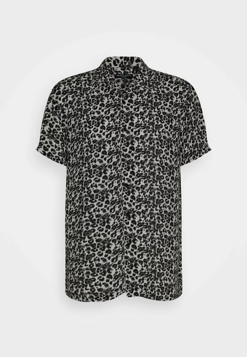 Brave Soul PANTHERA - Camisa - Grey/multicolour Leopard, Hombre 6 Brave Soul PANTHERA - Camisa - Grey/multicolour Leopard, Hombre - Imagen 6