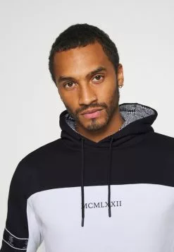 Brave Soul FULHAM - Jersey Con Capucha - Jet Black / Optic White, Hombre 11 Brave Soul FULHAM - Jersey Con Capucha - Jet Black / Optic White, Hombre -Brave Soul Ventas 82270e62bc6d4cb6b1771e3985958d42