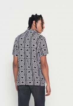 Brave Soul CAYMEN - Camisa - Jet Black/optic White, Hombre -Brave Soul Ventas 82ecfd1fbdd6435da73839cd941e2906