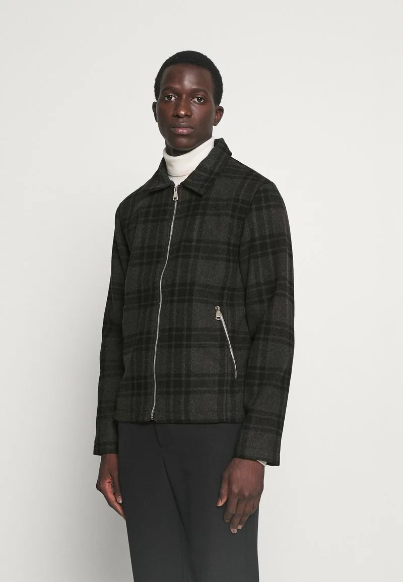 Brave Soul Chaqueta Fina - Grey/black, Hombre 1 Brave Soul Chaqueta Fina - Grey/black, Hombre