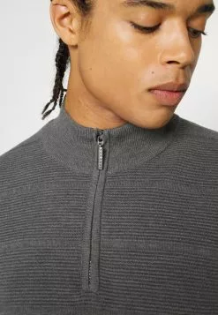 Brave Soul Jersey De Punto - Charcoal, Hombre -Brave Soul Ventas 845cba627347485aa2f746d37a7deeba