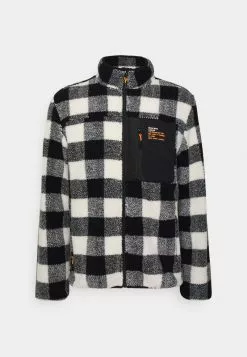 Brave Soul LITHARO - Forro Polar - Ecru/jet Black, Hombre -Brave Soul Ventas 85b71e58c7fd45998e65ee3f58cd943a