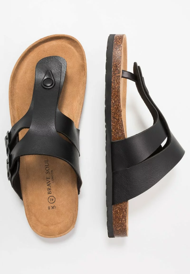 Brave Soul PENTLE - Sandalias De Dedo - Black, Hombre 2 Brave Soul PENTLE - Sandalias De Dedo - Black, Hombre - Imagen 2