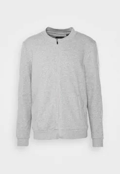 Brave Soul Sudadera Con Cremallera - Light Grey Marl/optic White, Hombre -Brave Soul Ventas 86c64cbf59bd4e8eb3edfb2db826b4f2