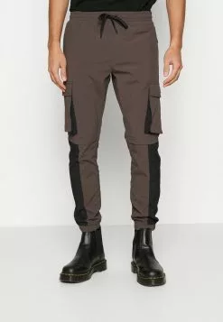 Brave Soul NEWTONS - Pantalones Cargo - Choc Brown, Hombre