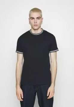 Brave Soul DUCKETT - Camiseta Básica - Rich Navy, Hombre