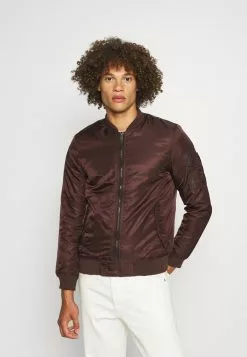 Brave Soul OSLOPKC - Chaquetas Bomber - Burgundy, Hombre