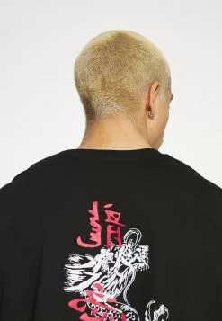 Brave Soul FIRE - Camiseta Estampada - Black, Hombre -Brave Soul Ventas 8899819a2b944e3696d0382dc81d387b