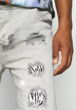 Brave Soul ANGOLA - Shorts Vaqueros - Light Grey, Hombre -Brave Soul Ventas 8b22ca67a135468faa81650a06c7eba5