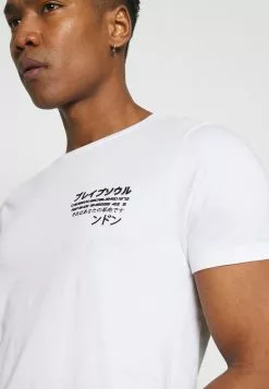 Brave Soul Camiseta Estampada - White, Hombre -Brave Soul Ventas 8b73c9fe2b3f4c8e965e0ea4e33365c6