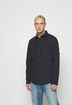 Brave Soul SCRIPT - Camisa - Dark Navy, Hombre