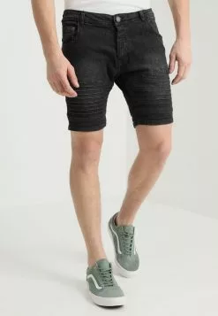 Brave Soul Shorts Vaqueros - Grey Wash, Hombre