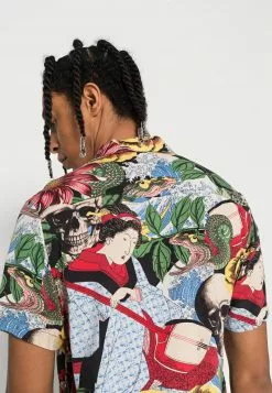 Brave Soul GEISHA - Camisa - Multi Print, Hombre -Brave Soul Ventas 8bc7628a1b904de08e88568250ddd796