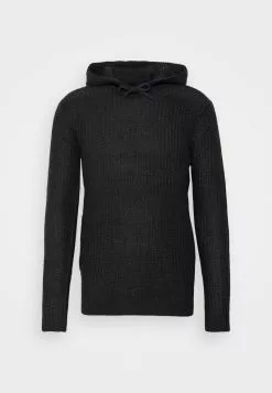 Brave Soul POYNOR - Jersey De Punto - Charcoal Marl, Hombre -Brave Soul Ventas 8bffc72b850c416899bb39f5d8c3712d