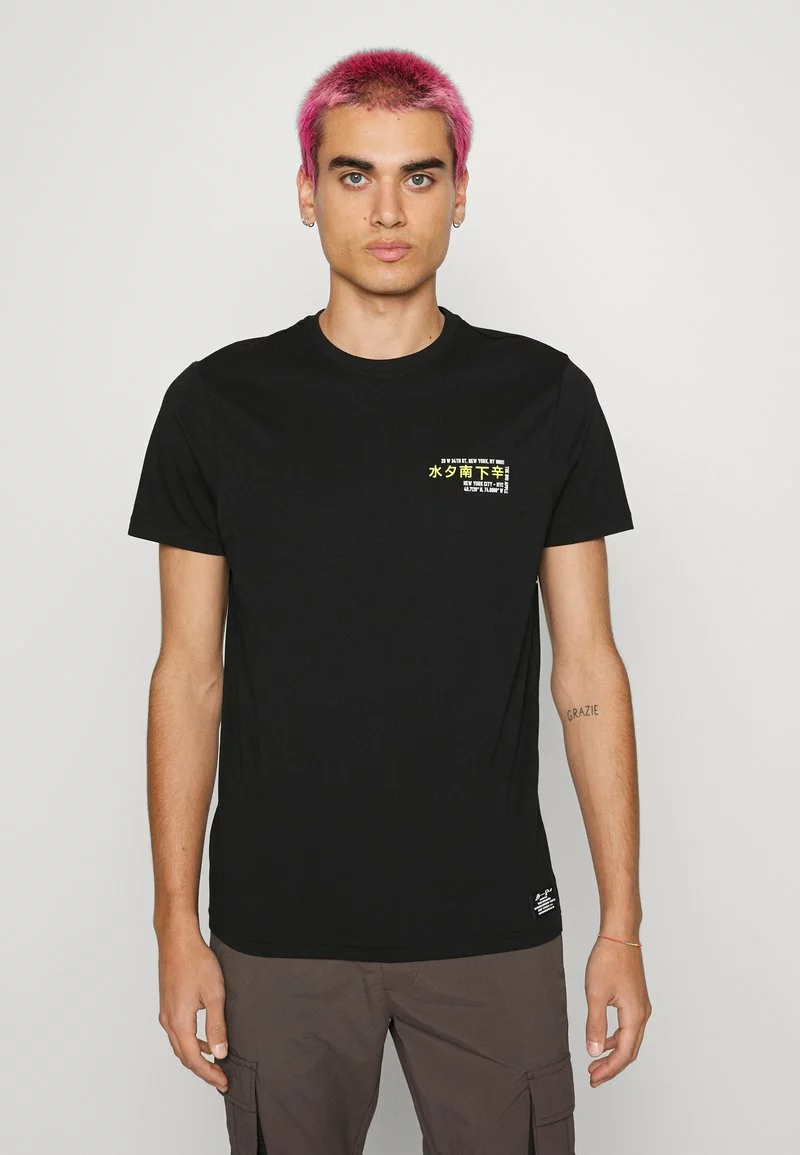 Brave Soul Camiseta Estampada - Jet Black, Hombre 1 Brave Soul Camiseta Estampada - Jet Black, Hombre