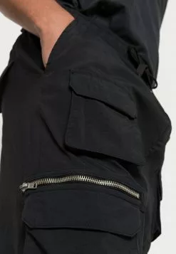 Brave Soul MOLTONTASLAN - Pantalones Cargo - Black, Hombre -Brave Soul Ventas 8d93c05ff70a4967b4d890830b2f466a