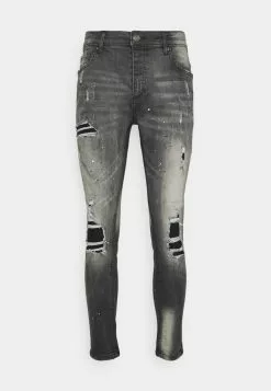 Brave Soul OLIVER - Vaqueros Pitillo - Dark Grey, Hombre -Brave Soul Ventas 8debd78aa7c64270b98d8ebb0516aa62