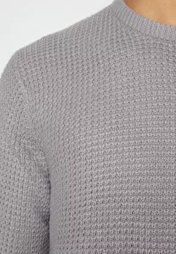 Brave Soul Jersey De Punto - Silver Grey, Hombre -Brave Soul Ventas 8e3f1cf349e640b08e61e601e37c779f