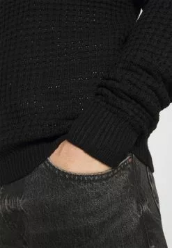 Brave Soul SCHOLES - Jersey De Punto - Jet Black/optic White/light Grey/white Twist, Hombre -Brave Soul Ventas 8edc2e7f47864a84aa67c3bd3aa0780d