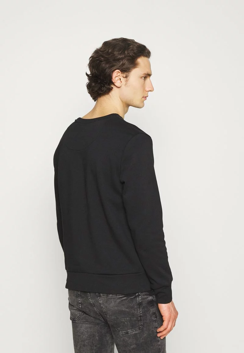 Brave Soul ARTHUR - Sudadera - Jet Black/optic White, Hombre 3 Brave Soul ARTHUR - Sudadera - Jet Black/optic White, Hombre - Imagen 3