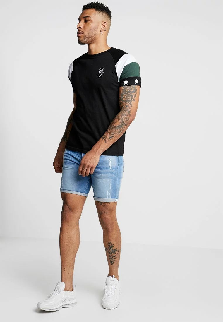 Brave Soul STAR - Camiseta Estampada - Black Combo, Hombre 2 Brave Soul STAR - Camiseta Estampada - Black Combo, Hombre - Imagen 2