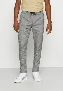 Brave Soul CAMONT - Pantalones - Black/white Check, Hombre -Brave Soul Ventas 93e78509878946d48e0bf39695afbf22