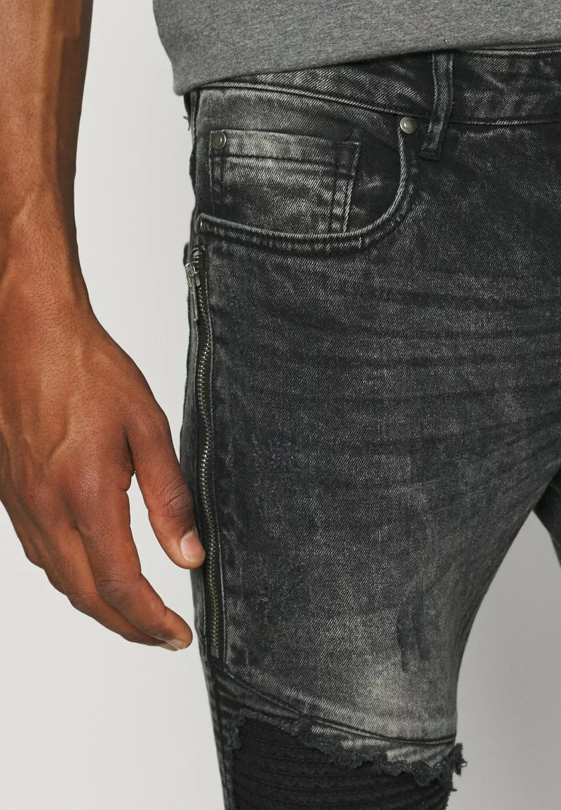 Brave Soul Vaqueros Slim Fit - Charcoal, Hombre 4 Brave Soul Vaqueros Slim Fit - Charcoal, Hombre - Imagen 4