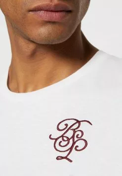 Brave Soul DRUMMOND - Camiseta Estampada - Optic White/rich Navy/burgundy, Hombre -Brave Soul Ventas 94c84ee5cf4d4a5490f897d500e8fe2a