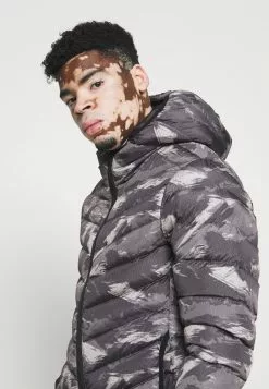 Brave Soul GRANTBLAST - Chaqueta De Invierno - Grey/white, Hombre -Brave Soul Ventas 95a6b3a81da9495c8a7a89875bffc9cc