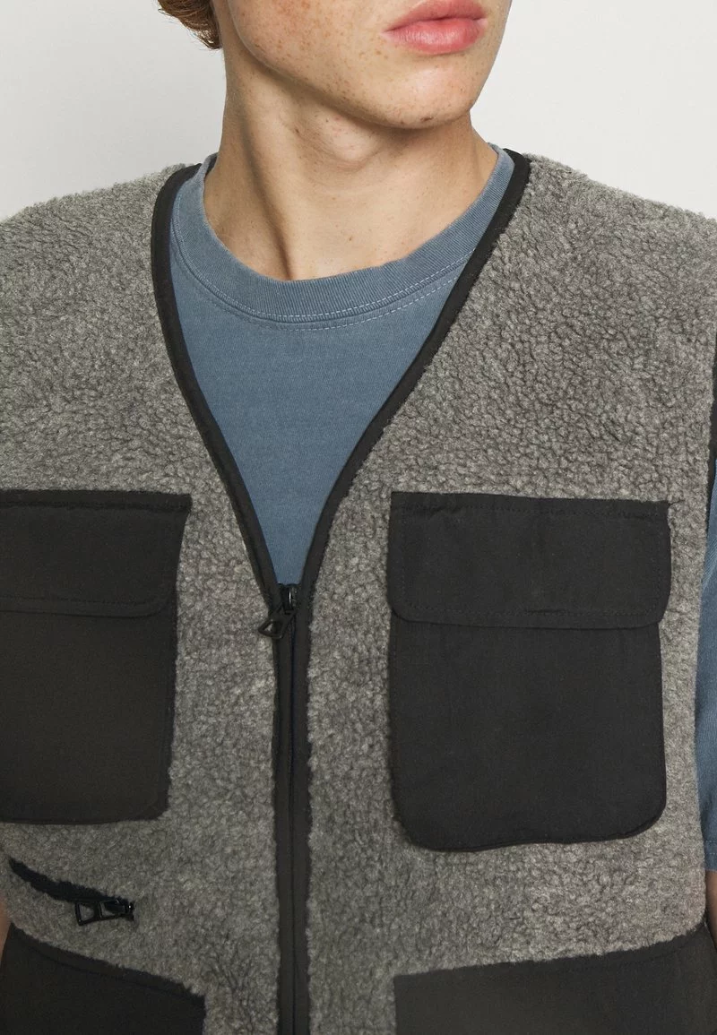 Brave Soul MADLEYBORGGR - Chaleco - Grey, Hombre 5 Brave Soul MADLEYBORGGR - Chaleco - Grey, Hombre - Imagen 5