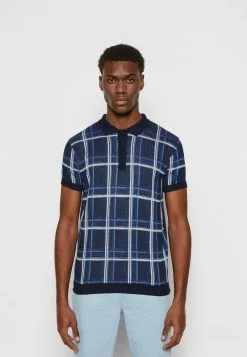 Brave Soul JAXON - Polo - Navy/ecru/blue Combo, Hombre -Brave Soul Ventas 976db2d246264bd0b4a130815bb2e751