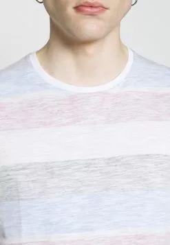 Brave Soul RANGE - Camiseta Estampada - Optic White/rich Navy/red/turquoise, Hombre -Brave Soul Ventas 9b3be1c5ae2144d99abae7c29a424d8f