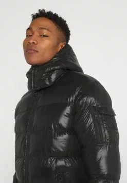 Brave Soul JARED - Parka - Black, Hombre -Brave Soul Ventas 9b7f8beee05f4156b99aff6462eb4b75