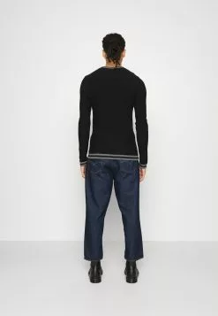 Brave Soul WALTENC - Jersey De Punto - Jet Black/dark Grey Marl, Hombre -Brave Soul Ventas 9bf198e1637a4c0ba2a34ddc563174a2