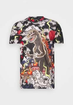 Brave Soul Camiseta Estampada - Jet Black, Hombre -Brave Soul Ventas 9c6b4680741a4f4b9a0af258b9e5ec1b