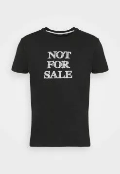 Brave Soul Camiseta Estampada - Jet Black/optic White, Hombre -Brave Soul Ventas 9c88701038e84bb28e31cd19a107a6e6