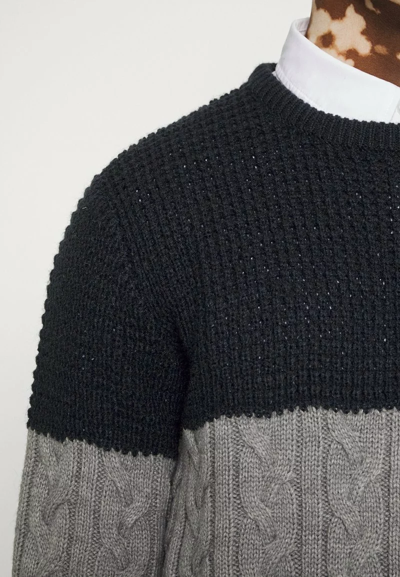 Brave Soul DORPER - Jersey De Punto - Midnight Navy/silver Grey Marl, Hombre 6 Brave Soul DORPER - Jersey De Punto - Midnight Navy/silver Grey Marl, Hombre - Imagen 6