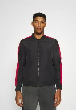 Brave Soul MARVIN - Chaquetas Bomber - Black/red, Hombre