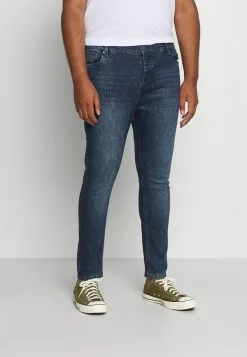 Brave Soul MADISON DARK - Vaqueros Slim Fit - Dark Blue, Hombre