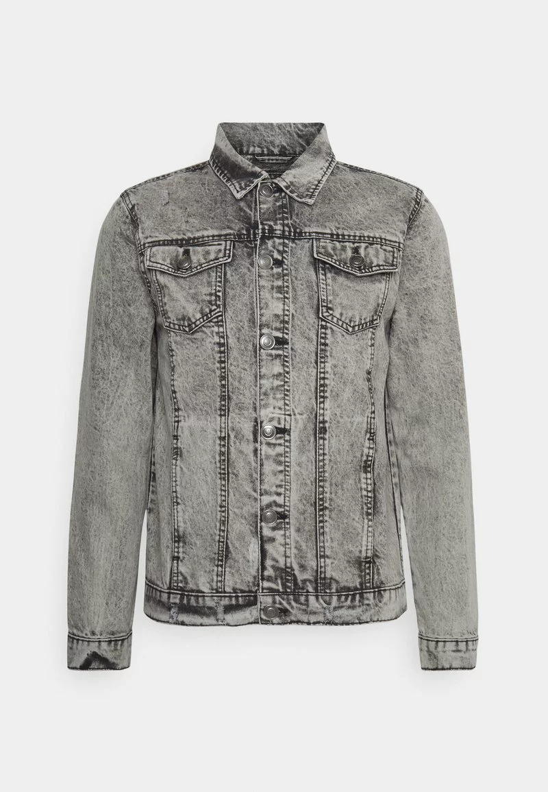 Brave Soul Chaqueta Vaquera - Grey Acid Wash, Hombre 1 Brave Soul Chaqueta Vaquera - Grey Acid Wash, Hombre